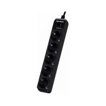 Cyberpower - B0520SC0-DE limitador de tensión Negro 5 salidas ac 200 - 250 v 1,8 m
