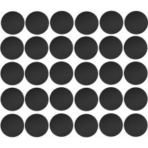 30x Copriviti adesivi 20 mm plastica viti copertura coperchi tappi riparazione mobili, Nero