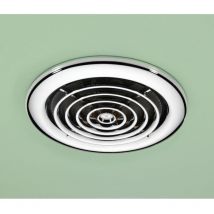 HIB - Cyclone Chrome Wet Room Inline Extractor Fan - 33400