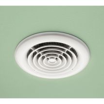 HIB - Cyclone White Wet Room Inline Extractor Fan - 33300
