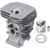 Cylinder Piston Ring Circlip Kit 41mm Replacement for HUSQVARNA 435 435E 440 440E Chainsaw Parts