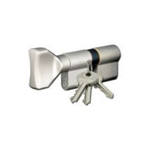 Iseo Cavers - Cylindre à bouton iseo 5G city Argent n/a 30 mm 40 mm Nickelé Cylindre bouton