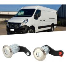 Cylindre de serrure gauche droite cylindre de serrure de porte avec 2 clés 7701470944 adapté pour Remplacement pour Master 1998-2016 serrure renault