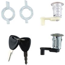 Cylindre de verrouillage de porte de voiture avec 2 clés Contrôle lisse 7701468981 Remplacement de Megane Clio Thalia