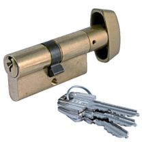 Cylindre Double À Bouton Te 5 Laiton Poli Sur Passe Général 30b X 30 - Tesa Sa