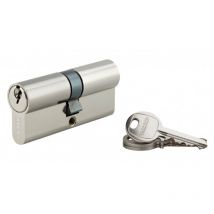 Cylindre de serrure double entrée sa, 35 x 35 mm, anti-arrachement, nickel, 3 clés - 1 pièce Thirard 00016278