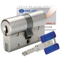 Bricard - 7530180 Cylindre à double entrée chifral S2 40X40