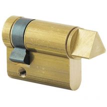 Couillet - Demi-cylindre triangle de 14mm dépassant laiton TE14053017