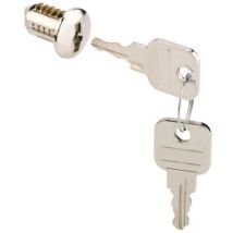 Cylindre intérieur Z23 18005 – 18 mm – Nickelé brillant – Quincaillerie – Serrure