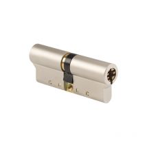 Pollux - Cylindre double entrée 30X30mm à 5 ailettes finition nickelé – 955533