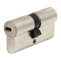 Cylindre serrure double EC660NP 30/80mm Fonction d'urgence et de danger des deux côtés Nbre 3 touches différentes. Abus