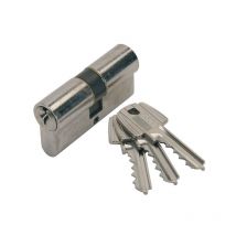 Tesa Securité - Cylindre TE5 à panneton réduit pm 1 laiton nickelé