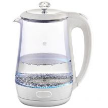 Maestro - mr-052-white hervidor eléctrico de vidrio, blanco 1,7 l