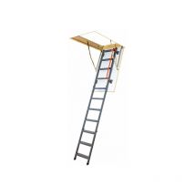 Metall Bodentreppe - Raumhöhe 2.80m - Deckenöffnung 70x130cm - LMK70130-2