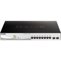 D-Link 10 Port Gigabit Smart Managed PoE Switch - 8 x 10/100/1000BASE-T PoE Port