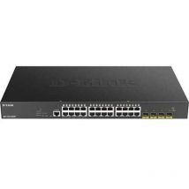 D-Link 24 Port Gigabit PoE Smart Managed Switch
