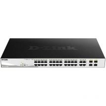 D-Link 28 Port Gigabit PoE Smart Managed Switch - 24 x 10/100/1000BASE-T PoE Por