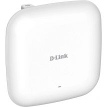 Dlink - D-Link DAP-X2810 Point d'accès Wi-FI 6 AX1800 PoE+ Dual-Radio, 1 Port Gigabit PoE+ - Fast Roaming 802.11 k/v avec nuclias Connect