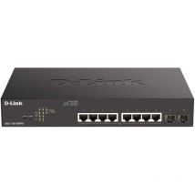 Dlink - D-Link PoE+ Switch DGS-1100-10MP V2 10 Port - Switch - Fiber Optic (DGS-1100-10MPV2/E)