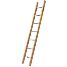Scala a pioli mista alluminio / legno - Altezza raggiungibile : 1.86m - MS1200