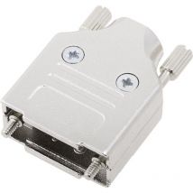 Encitech - MHDM09-K 6560-0136-01 d-sub Gehäuse Polzahl: 9 Vollmetall 180 ° Silber 1 St.
