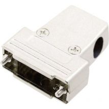 MHTRI-M-15-K 6550-0100-02 d-sub Gehäuse Polzahl: 15 Kunststoff, metallisiert 180 °, 45 - Mh Connectors