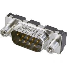 D-sub D09P24A4GV00LF d-sub Stiftleiste 180 ° Polzahl: 9 Print 1 St. - FCI