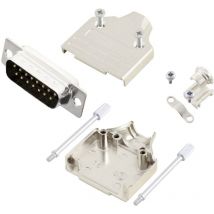 Mh Connectors - MHDM15-DB15P-K d-sub Stiftleisten-Set 180 ° Polzahl: 15 Lötkelch 1 St.