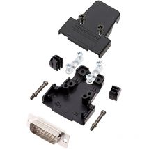 TRI-P-15-DMP-W-K 6355-8037-02 d-sub Stiftleisten-Set 180 ° Polzahl: 15 Lötkelch 1 St. - Encitech