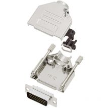 encitech DTCK15-HDP26-K 6355-0062-02 D-SUB Stiftleisten-Set 180 ° Polzahl: 26 Lötkelch 1 Set