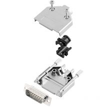 Encitech - DTPK-M-15-DBP-W-K 6355-8030-02 d-sub Stiftleisten-Set 180 ° Polzahl: 15 Lötkelch 1 St.