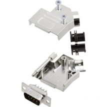 Encitech - D45ZK09-DBP-K 6355-0003-01 d-sub Stiftleisten-Set 45 ° Polzahl: 9 Lötkelch 1 Set