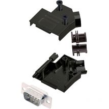 Encitech - D45ZK09-BK-DBP-W-K 6355-8103-01 d-sub Stiftleisten-Set 45 ° Polzahl: 9 Lötkelch 1 St.