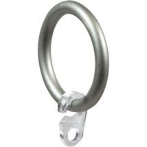 8 anelli nichel per tubo tenda di diametro 20 mm