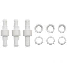 Tonchean - D20 Poolreiniger, Kugellager-Drehschlauch, Ersatz für Polaris 180 280 380 3900 Poolreiniger, 3er-Pack, weiß