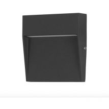 Incassi a Parete Ip65 Nod Square Led 2.6W 3000K Nero 128Lm - Forlight