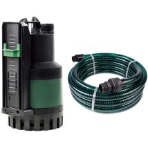 Dab - Nova Up 300 M-ae Mit Ablaufschlauch 7 Meter - Flachsauger-tauchpumpe - 10.000 L/std. - 380w - Förderhöhe 7,5 M - Korngröße 10 Mm - Mit Sensor - 