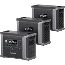 Dabbsson - Dabsson DBS1300 4.7 kWh Erweiterungsstation, ausgestattet mit DBS1700B Zusatzbatterien x 2, maximal 9400Wh, 4 x 1200W
