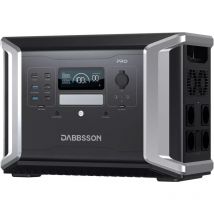 DBS1400PRO 2400W 1382Wh Générateur solaire portable Batterie LiFePO4 4xAC 4800W Surtension pour secours à domicile - Dabbsson