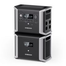 Dabbsson - Dabsson Halbfestes Lithium Eisen Phosphate Tragbares Netzteil DBS1300+Kapazit ä t Erweiterungsbatterie, Groß ß e Kapazit ä t Netzteil