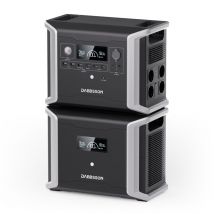 Dabbsson - Dabsson semi - solid Iron Phosphate Lithium Portable Power Supply dbs1300 + Pack batterie d'extension de capacité, alimentation de grande