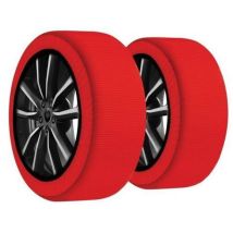 Dac Textil-schneeketten - 215/55 R18 - 2 Stück - Schneesocken - Dac Active Series 3d - Genehmigt - Größe Xl