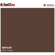 Isolbau - Dachfarbe 1,5kg - 25kg Fassadenfarbe Sockelfarbe Betonfarbe Ral Farbe 100% Eco Menge: 20 Kg - (3,25 /kg) Farbe: Braun