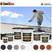 Dachfarbe 1,5kg - 25kg Fassadenfarbe Sockelfarbe Betonfarbe Ral Farbe 100% Eco Farbe: Ziegelrot Menge: 25 Kg - (3,19 /kg)