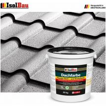 Isolbau - Dachfarbe Betonfarbe Sockelfarbe Fassadenfarbe 20 kg Betongrau profi qualität