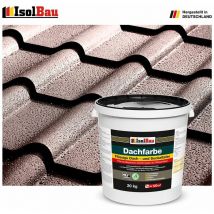 Isolbau - Dachfarbe Betonfarbe Sockelfarbe Fassadenfarbe 20 kg Braun profi qualität