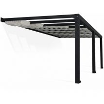Canopia Sonnensegel für Terrassendach Stockholm Weiß 340x810 cm - Palram