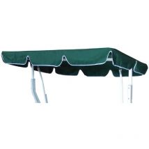 Dachplane für Hollywoodschauk FLORIDA 170x110cm, dunkelgrün