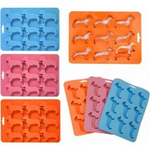 Dachshund Dog Ice Cube Mold 3 pcs 3D Silicone Ice Cube Tray Ice Cube Tray for Chocolate Treats Baking Baby Food