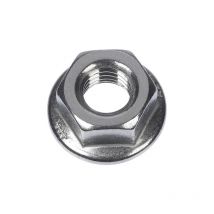 Dado esagonale flangiato mu f in acciaio M12 Chiave 19 mm Fisch er